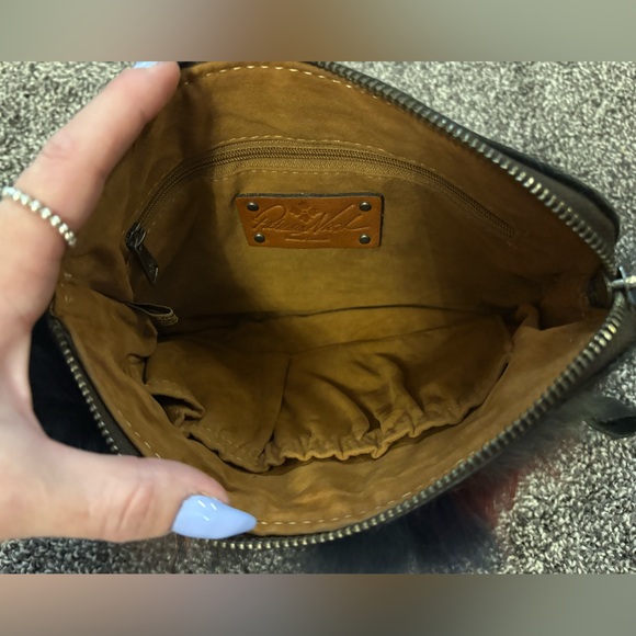 Patricia Nash Eclipse Rabbit Fur Clutch - Picture 2 of 9